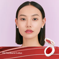Thumbnail for FLORASIS Dewy Touch Tinted Lip Balm Lip Mask Lip Balms for Dry Lips (02 Sunburst Lotus, 1 Count)