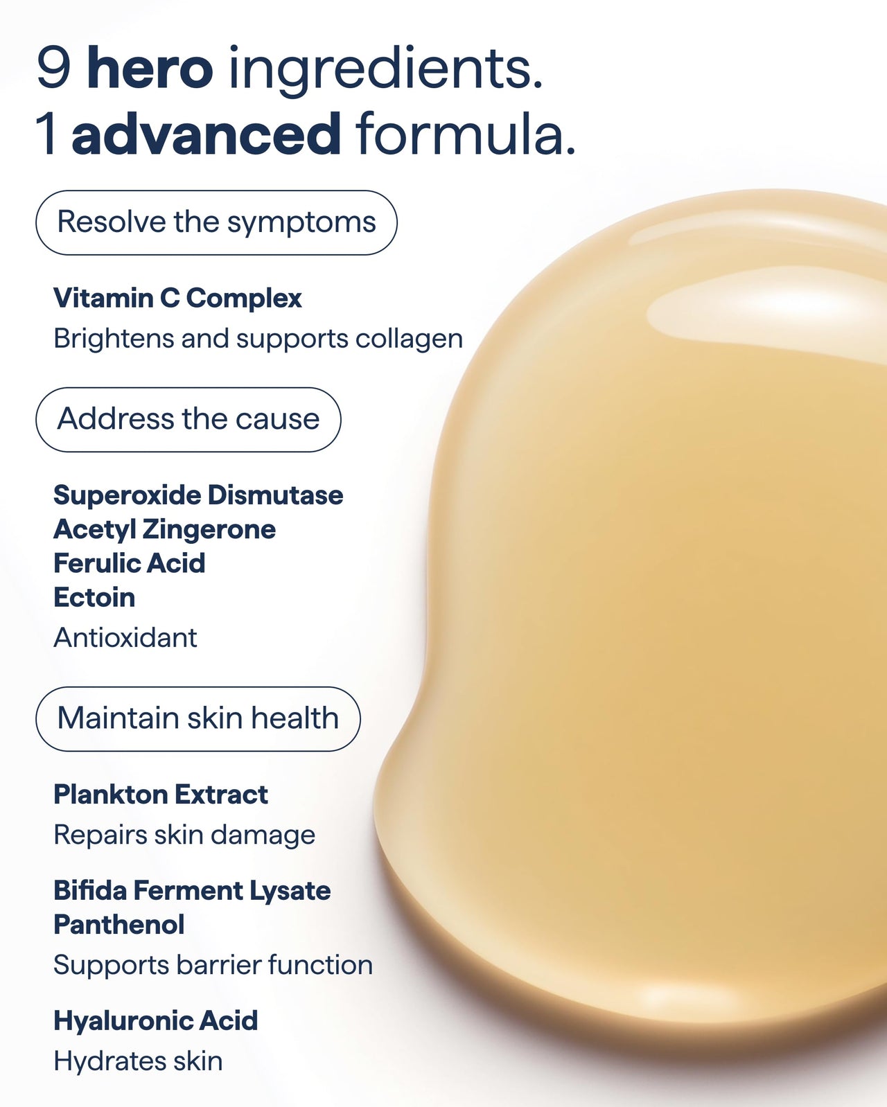 Remedy for Daily Defense | 15% Vitamin C Complex Brightening Serum | Stabilized Vitamin C with Next-Gen Antioxidants, Ferulic Acid, Ectoin | Fragrance Free | By Dermatologist Dr. Shah | 1 Fl Oz