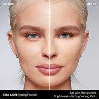 Thumbnail for Morphe Totally Set Mini Brighten & Set Setting Powder Duo - Lightweight, Talc-Free Powder for Face Makeup Natural Finish - Minimizes Shine for Up to 24HR - Translucent (2 Count)