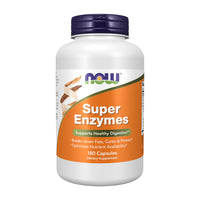 Thumbnail for NOW Foods Supplements, Super Enzymes, Formulated with Bromelain, Ox Bile, Pancreatin and Papain,180 Capsules