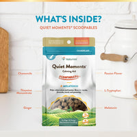 Thumbnail for NaturVet Scoopables Quiet Moments Dog Calming Aid for Dogs - Promotes Calm with Stressful Events Like Storms, Fireworks, Travel, Separation Anxiety - Hickory Smoked Bacon Flavored | 11oz Bag