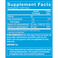 Thumbnail for The Vitamin Shoppe D3 1,000IU - Mixed Berry Flavored Chews, Supports Bone & Immune Health, Aids in Cellular Growth & Calcium Absorption, Gluten Free & Once Daily Formula (60 Soft Chews)