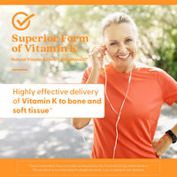 Thumbnail for Doctor's Best Natural Vitamin K2 MK7 Supplement for Men & Women - Bone Health Support, 45 mcg Vitamin K-2 MK-7 Capsules with MenaQ7, Calcium Support, Non GMO, Vegan - 60 Veg Caps