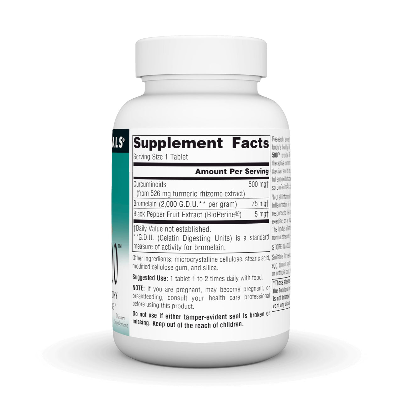 Source Naturals Turmeric 500, 500 mg - 120 Tablets