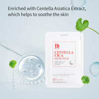 Thumbnail for BENTON Centella Mask Pack(10 Sheets) - Korean Skin Care Face Mask with Centella Ampoule & Hyaluronic Acid Serum | For Face Dry & Sensitive