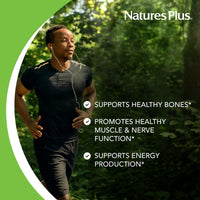 Thumbnail for NaturesPlus Cal/Mag Citrate - 90 Vegetarian Capsules - 500 mg Calcium, 250 mg Magnesium - 30 Servings