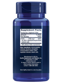 Thumbnail for Life Extension Optimized Folate – L-methylfolate – Heart & Brain Support, Healthy Homocysteine Levels – Non-GMO, Gluten-Free, Vegetarian – 1700 mcg DFE, 100 Vegetarian Tablets