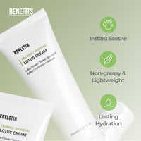 Thumbnail for ROVECTIN Calming Lotus Water Cream (2.1 fl.oz) Moisturizer + Aqua Hyaluronic Essence (6.08 fl.oz) Facial Toner Bundle | Vegan Korean Skincare [2 Pack]