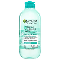 Thumbnail for Garnier Micellar Water with Hyaluronic Acid, Facial Cleanser & Makeup Remover, Hydrating and Plumping, For All Skin Types, Vegan, Cruelty Free, 13.5 Fl Oz (400mL), 1 Count