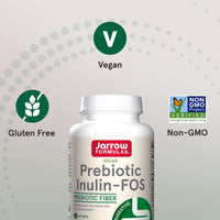 Thumbnail for Jarrow Formulas® Prebiotic Inulin FOS Prebiotic Fiber Supplement, 6.3 Oz, Prebiotics for Gut Health and Digestive Support, Approx. 47 Servings