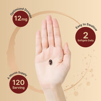 Thumbnail for NatureBell Maximum Strength Astaxanthin 12mg, 240 Softgels - 4 Month Supply - Natural Antioxidant from Haematococcus Pluvialis Microalgae | Non-GMO, Gluten Free