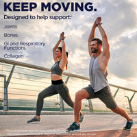 Thumbnail for KAL 100% Vegetarian MSM & Glucosamine - Healthy Joint Support - Vegan Glucosamine and MSM Supplement - Made Without Shellfish - Lab Verified - 60-Day Guarantee - 60 Servings, 60 Tablets