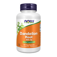 Thumbnail for NOW Foods Supplements, Dandelion Root (Taraxacum officinale) 500 mg, Herbal Supplement, For Dietary, 100 Veg Capsules