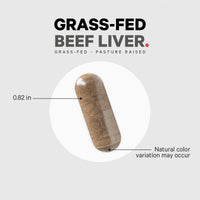 Thumbnail for Codeage Grass Fed Beef Liver Supplement Superfood, Freeze Dried, Non-Defatted, Desiccated Glandulars Bovine Pills, Pasture Raised Beef Vitamins, Non-GMO Liver Meat, 180 Capsules