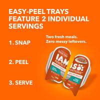 Thumbnail for IAMS Perfect Portions Sensitive Digestion & Skin Wet Cat Food Pate, Healthy Adult Grain Free Pate, Tuna Recipe, 2.6 Oz. (24 Twin Packs)