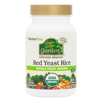 Thumbnail for NaturesPlus Source of Life Garden Red Yeast Rice - 60 Capsules - Nutritional and Digestive Support - USDA Certified Organic, Non-GMO, Vegan, Gluten Free - 60 Servings