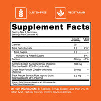 Thumbnail for Qunol Turmeric and Ginger with Black Pepper Gummies, Turmeric Curcumin Supplement, Joint Health Support Gummy, 90ct Gummies