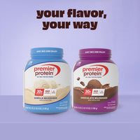 Thumbnail for Premier Protein Powder, Chocolate Milkshake, 30g Protein, No Added Sugar, 100% Whey Protein, Keto Friendly, Soy & Gluten Free, 24.5 oz (17 Servings)