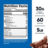 Thumbnail for Nutricost Whey Protein Isolate Powder (Milk Chocolate) 5LBS