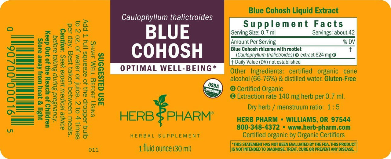 Herb Pharm - Blue Cohosh 1 oz [Health and Beauty]