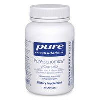 Thumbnail for Pure Encapsulations PureGenomics B-Complex - Broad Spectrum B Vitamin Support for Genetic Expression, Cellular Function, Hormone Production & Energy Metabolism* - with Vitamin B12 & B6-120 Capsules