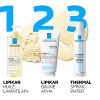 Thumbnail for La Roche-Posay Lipikar AP+ Gentle Foaming Cleansing Oil, Gentle Oil Cleanser for Face and Body Formulated with Niacinamide, Long-Lasting 24-hour Hydration, Fragrance-Free & Soap Free