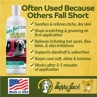 Thumbnail for Happy Jack Itch No More Dog Itchy Skin Shampoo & Treatment (12 oz), Flea Bites, Allergies & Itch Relief, Stops Itching, Scratching & Gnawing on First Application for Healthy Dog Skin & Coat