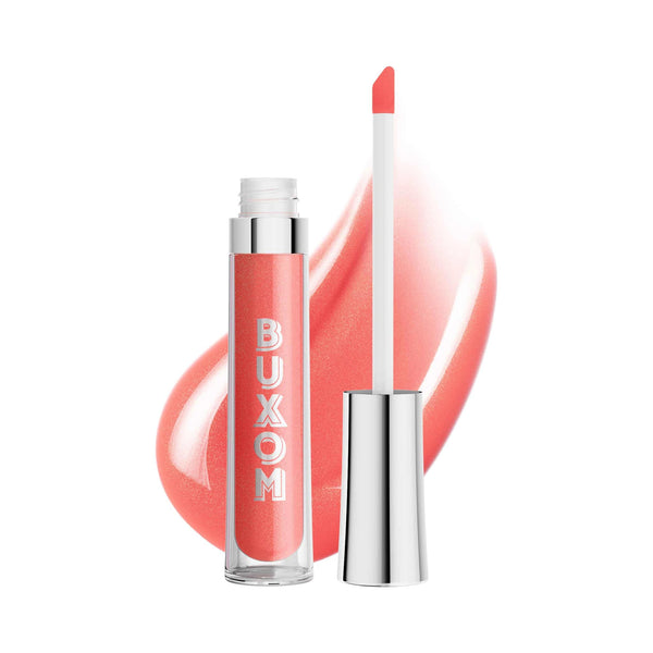 Buxom Full-On Tinted Lip Plumper Gloss, High-Shine Moisturizing Lip Gloss with Peptides and Vitamin E, Vegan Formula, AL Trixie (Rose Gold Shimmer)