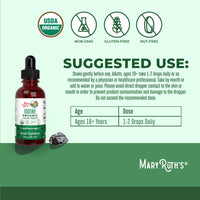 Thumbnail for MaryRuth Organics Iodine Liquid Drops | Potassium Iodide | 1 Year Supply | 450 Servings | Thyroid Health | USDA Organic| Vegan | Non-GMO | Gluten Free | 1 Fl Oz