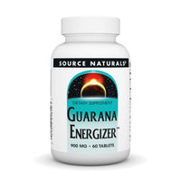 Thumbnail for Source Naturals Guarana Energizer, Dietary Supplement - Supports A Long Lasting Energy Boost* - 900 mg - 60 Tablets