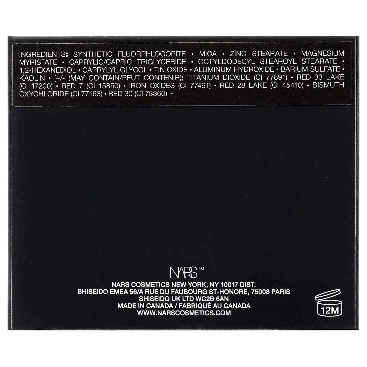 NARS Blush Orgasm, Pressed Powder