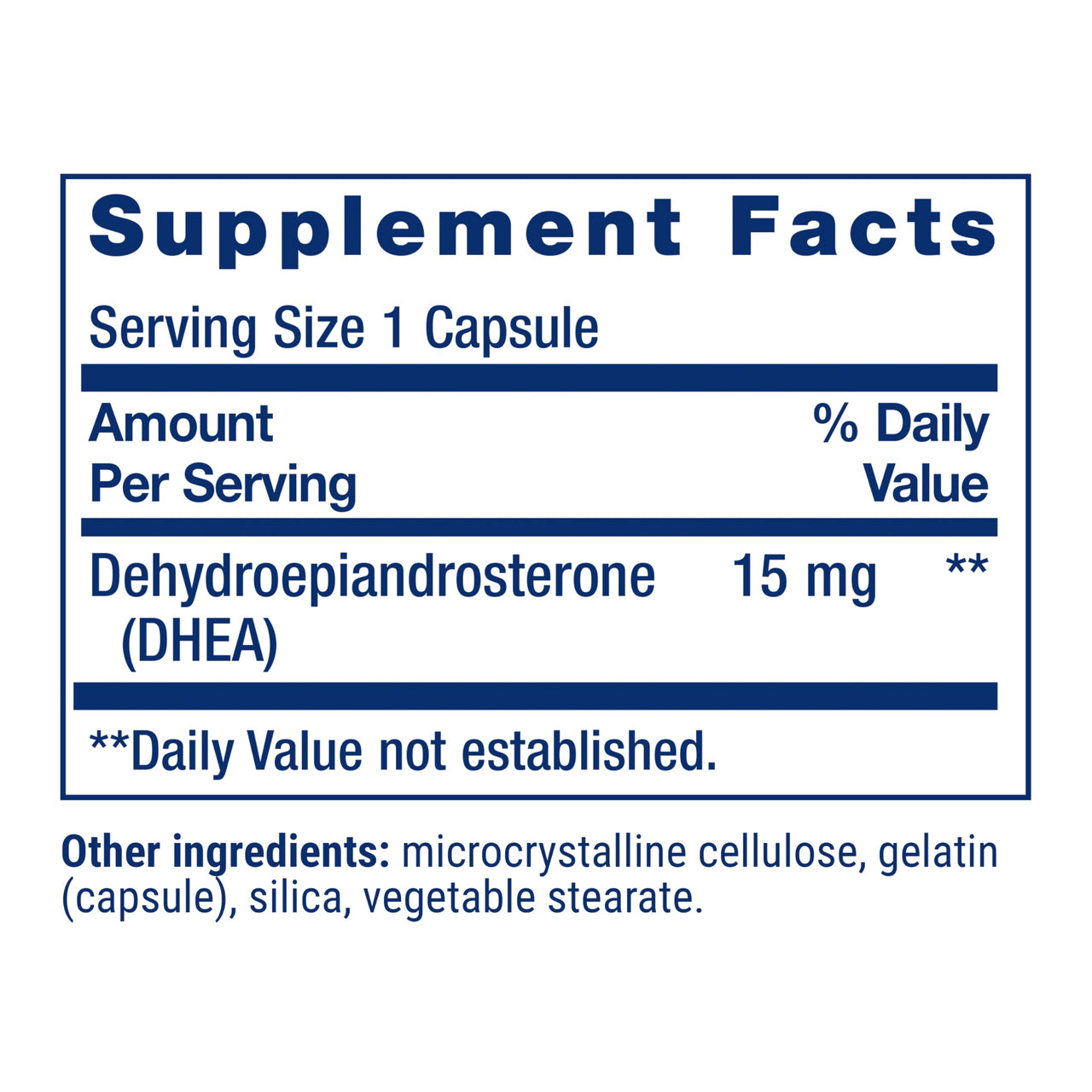 Life Extension DHEA 15 mg – Hormone Balance Supplement, Memory, Muscle Mass and Bone Density Support, Healthy Sex Drive, Gluten-Free, Non-GMO, 100 Capsules