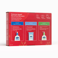 Thumbnail for Cetaphil Winter Essentials Skin Care Set, Gentle Skin Cleansing Cloth Face Wipes 25 Count, Daily Facial Cleanser 8oz, Moisturizing Face & Body Lotion 8oz, Suitable for Sensitive Skin