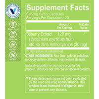 Thumbnail for The Vitamin Shoppe Bilberry Extract 120MG, Antioxidant That Promotes (240 Capsules)