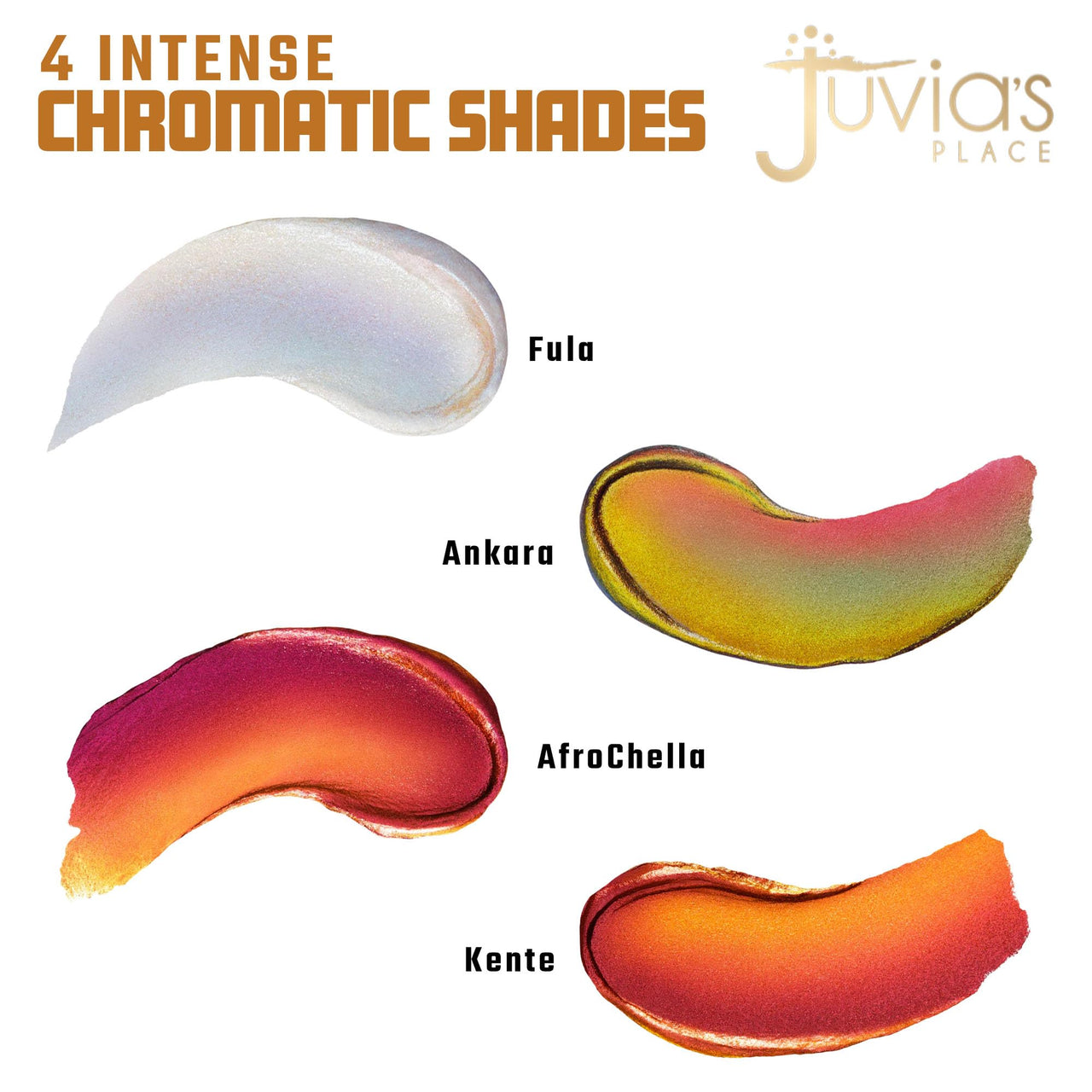 Juvia's Place Duochrome Liquid Eyeshadow, AfroChella, Iridescent Pink to Yellow, 2ml, Day, Night, Long Lasting, Cruelty Free, Vegan