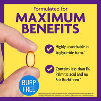 Thumbnail for InnovixLabs Purified Omega 7 Supplement - 210 mg Omega-7 Palmitoleic Acid, Fish Oil for Metabolism & Triglyceride Support, Essential Fatty Acids, IFOS Approved, 30 Softgels