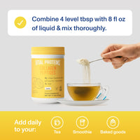 Thumbnail for Vital Proteins Collagen Peptides Powder, Collagen Supplements, Hair & Skin Health, 14 Servings, Lemon