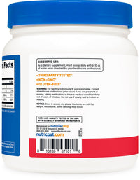 Thumbnail for Nutricost Calcium Magnesium Powder (Fruit Punch, 60 Servings) - Bone Support, Non-GMO, Gluten Free (from Calcium Citrate and Magnesium Citrate)