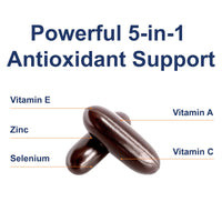 Thumbnail for Carlson - ACES + Zn, Vitamins A, C, E + Selenium & Zinc, Multivitamin with Zinc, Cellular Health & Immune Support, Selenium Multivitamin, Antioxidant, 360 Softgels
