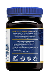 Thumbnail for Manuka Health UMF 13+/MGO 400+ Manuka Honey (500g/17.6oz), Superfood, Authentic Raw Honey from New Zealand