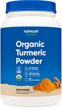 Thumbnail for Nutricost Organic Turmeric Powder 2 LBS - Certified USDA Organic, Food Grade, Gluten Free, Non-GMO