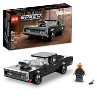 Thumbnail for LEGO Speed Champions Fast & Furious 1970 Dodge Charger R/T 76912, Toy Muscle Car Model Kit for Kids, Collectible Set with Dominic Toretto Minifigure