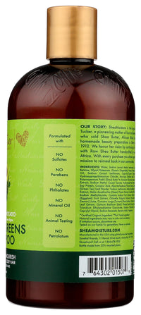 Thumbnail for SHEA MOISTURE Moringa Avocado Power Greens Shampoo, 13 FZ