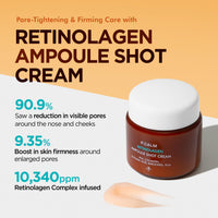Thumbnail for P.CALM Retinolagen Ampoule Shot Cream - Retinol & Vegan Hydrolyzed Collagen & Bakuchiol for Pore Tightening, Mositurizing, Korean Glass Skin (60ml / 2.02 fl.oz)