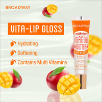 Thumbnail for Ruby Kisses Broadway Vita-Lip Clear Lip Gloss (5 Pack Mint, Rosehip, Coconut, Argan Oil, Mango Butter), Ultra-Hydrating & Soothing Formula with Vitamin Oils, High-Shine Non-Sticky Finish Lip Balm