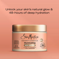 Thumbnail for SheaMoisture Illuminating Body Butter with Coconut & Hibiscus, Niacinamide and Pro-Ceramides, Renewing Skin’s Natural Glow, 48H Moisturizing 11.5 oz