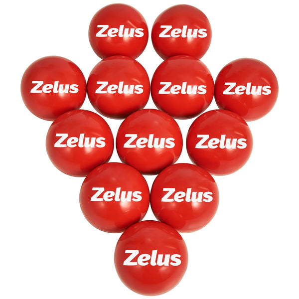 ZELUS Training Balls for Softball and Baseball Practice | 2.8-Inch 1 lb Weight Ball | Baseball Accessory for Strength Hitting Batting Pitching Improvement (Set of 12)
