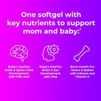 Thumbnail for ONE A DAY Women's Prenatal 1 Multivitamin including Vitamins A, C, D, B6, B12, Iron, Omega-3 DHA & more - Supplement for Before, During, & Post Pregnancy, 30 Ct (Pack of 1)(Packaging May Vary)