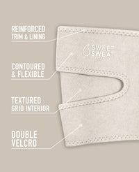 Thumbnail for Sports Research Sweet Sweat Toned Thigh Trimmers for Men & Women | Increases Heat & Sweat to the Thighs (Quartz, Medium)