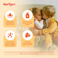 Thumbnail for MARYRUTH'S Organic Toddler Vitamin C Drops for Immunity | Ages 1-3 Years | 15 mg Per Serving | Vitamin C for Immune Support & Overall Health | Vegan | Sugar Free | Gluten Free | Non-GMO | 30 Servings